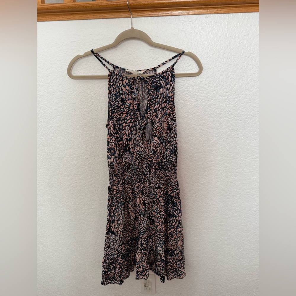 Lovestitch Black and Pink Patterned Dress